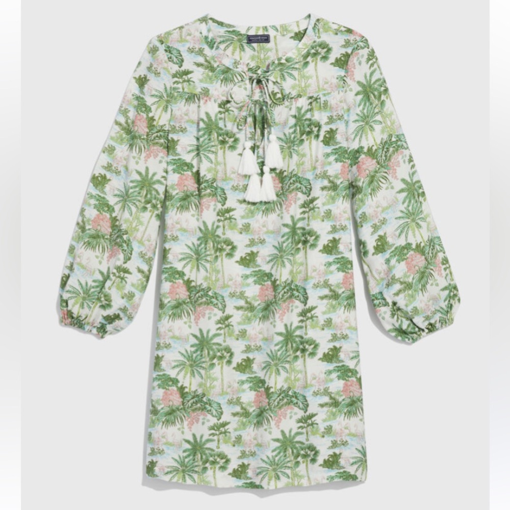 Vineyard Vines Tropical Swim Coverup Tunic Dress S NWT
